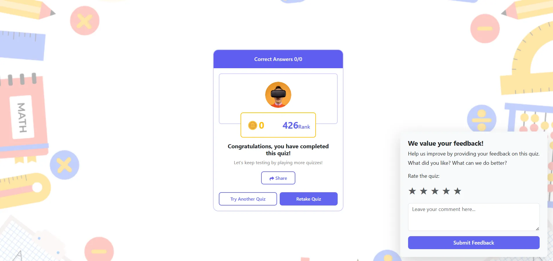 ThankQuiz Live