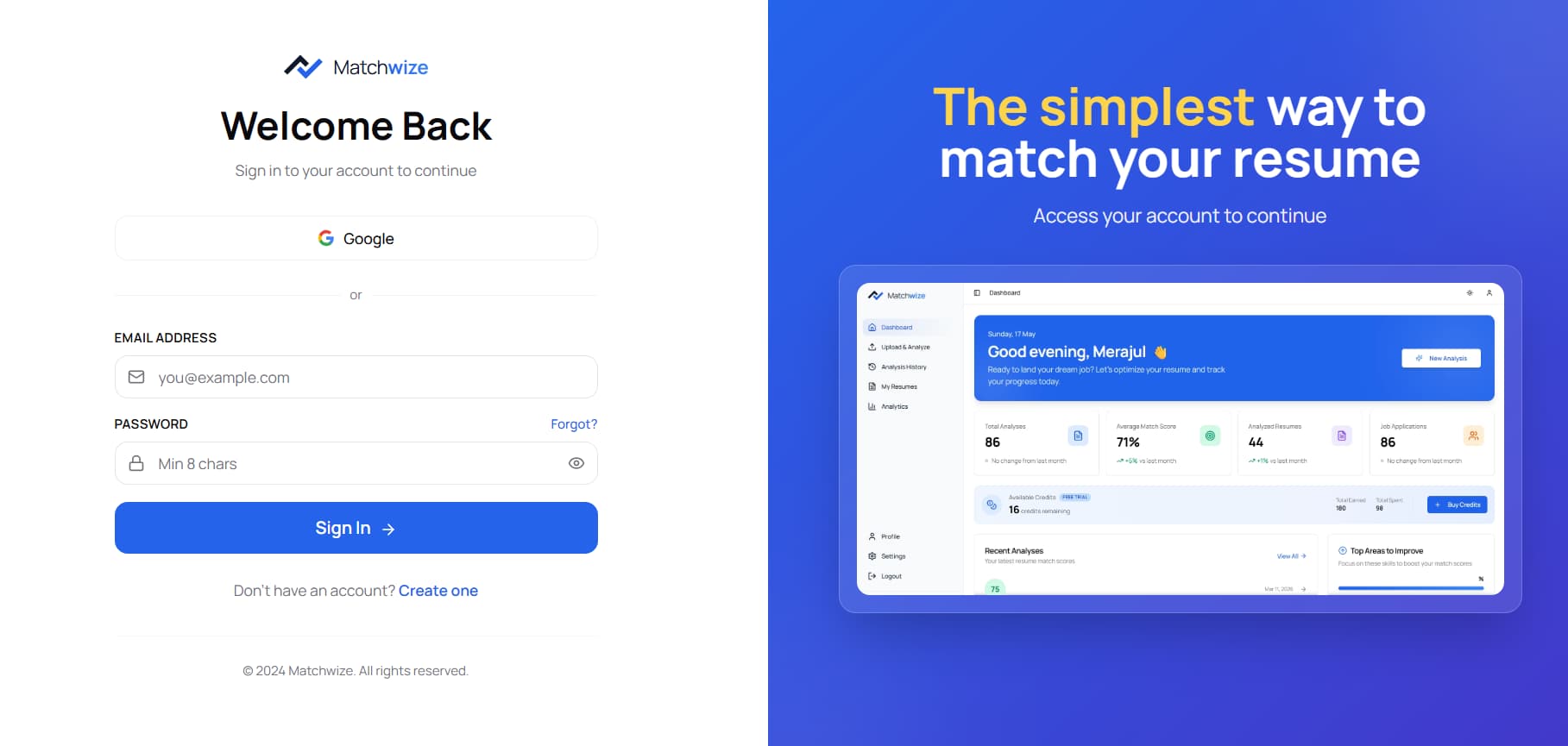 Matchwize Analytics